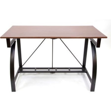 ORIGAMI RACK Origami Collapsible Computer Desk, 48 x 23.5 Table, Black RDE-01